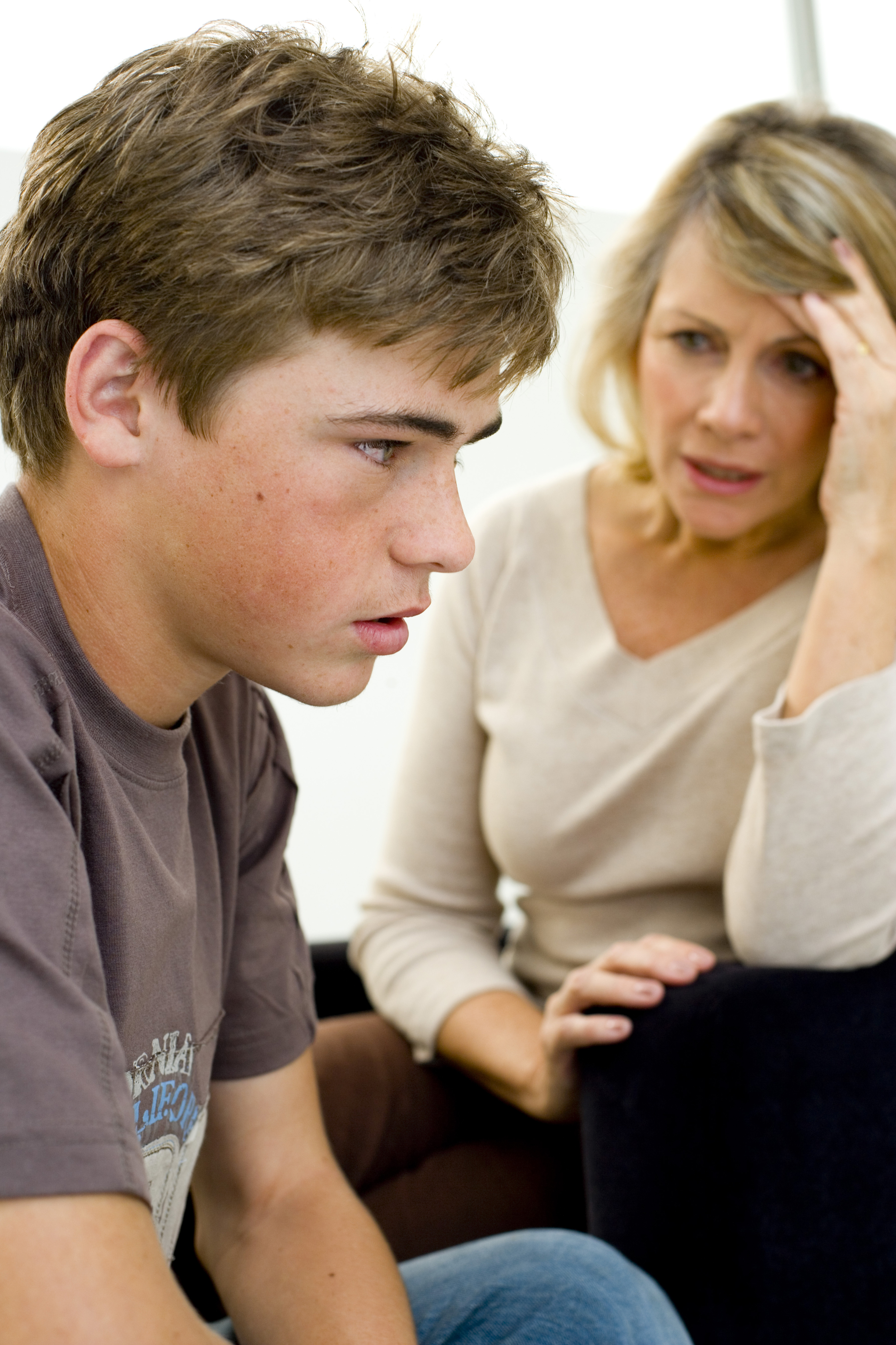 Mom son family therapy
